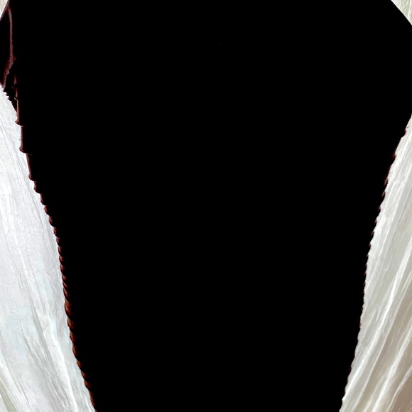 Beautiful chocolate brown dress layers of material spaghetti straps J S size 6 - Picture 1 of 2